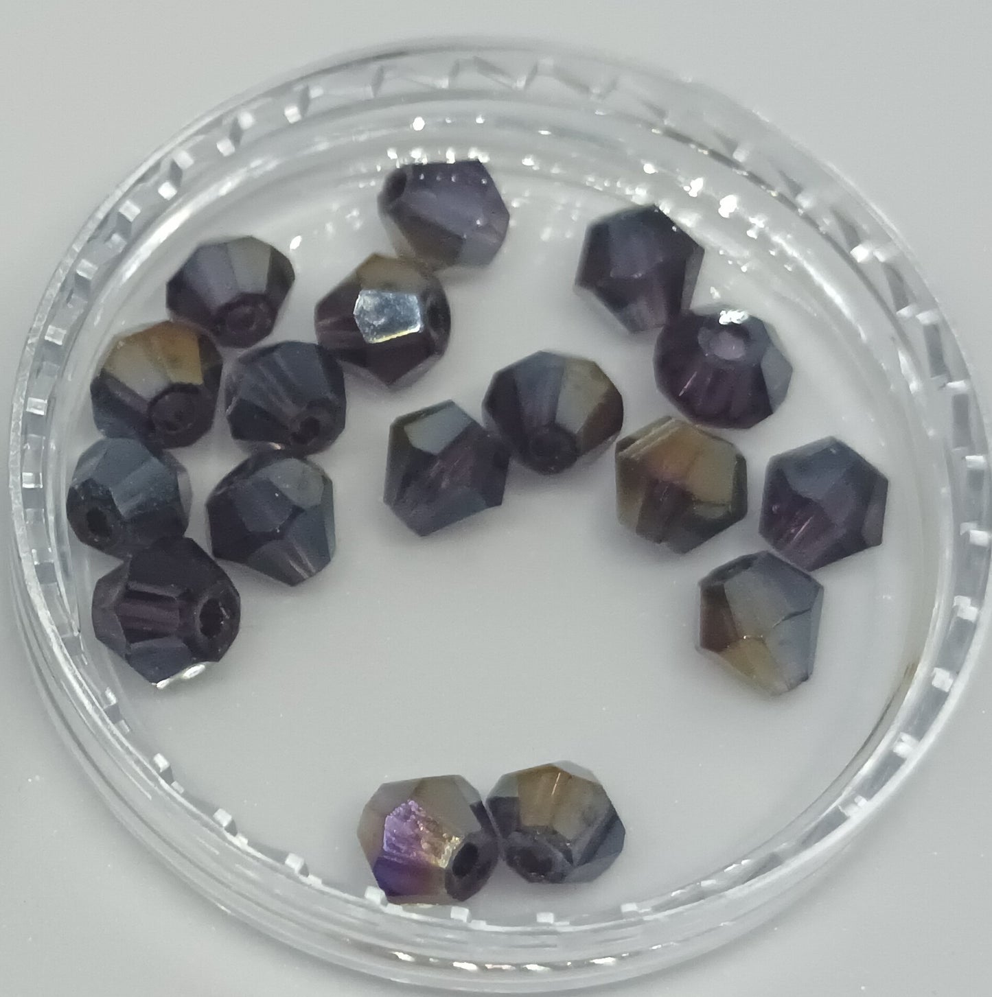 Bicones 4mm Dark Purple