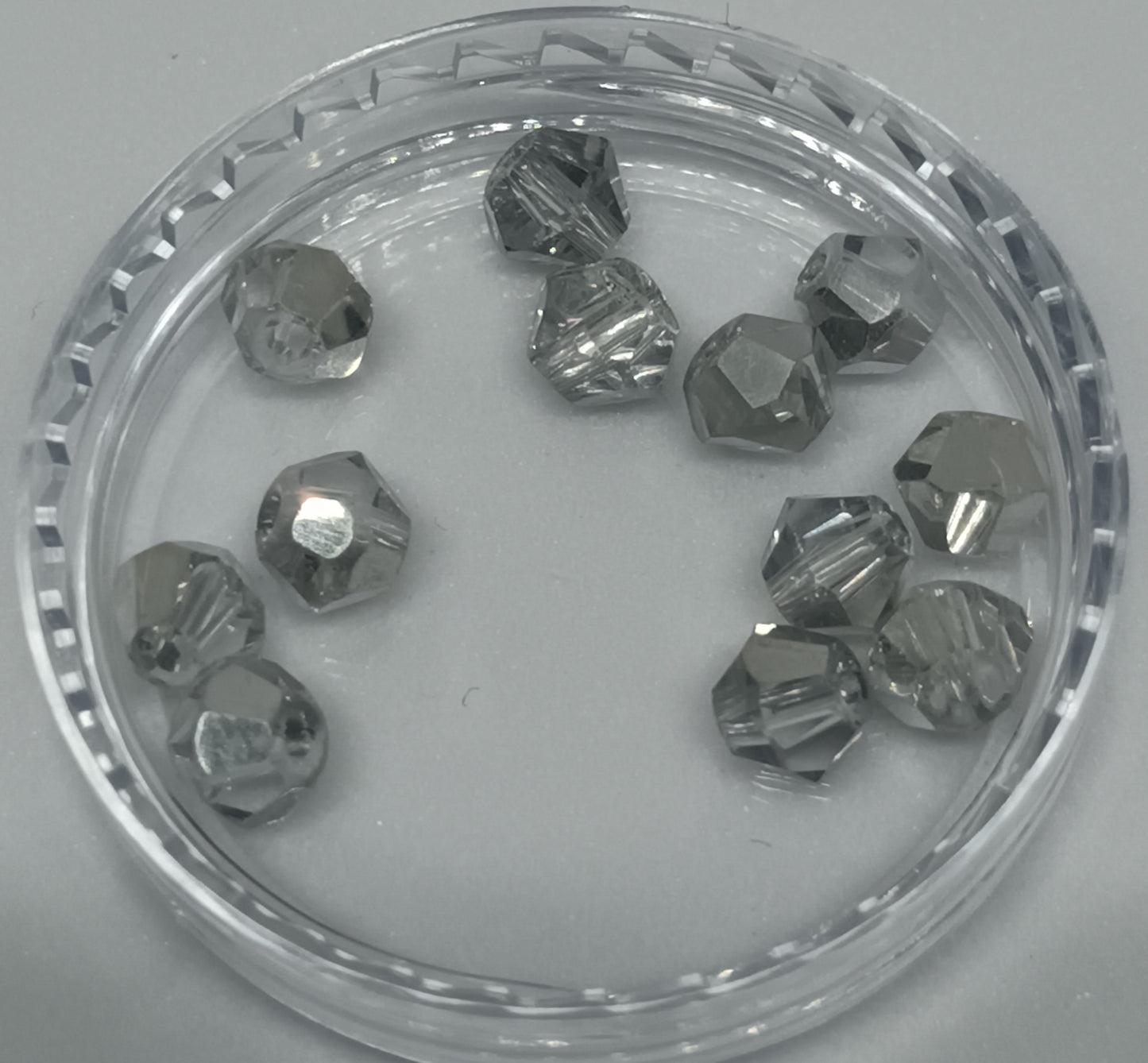 Bicones 4mm Tr Silver