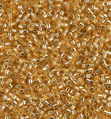 Delica beads 11/0 Tr Gold