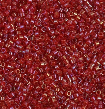 Delica beads 11/0 Bright Red